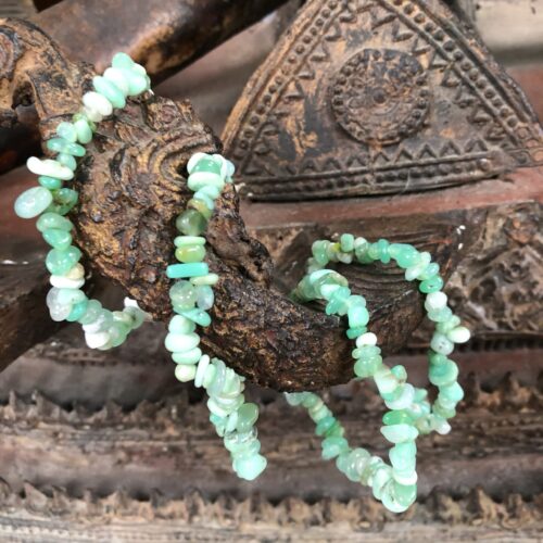 Splitarmband Chrysopraas
